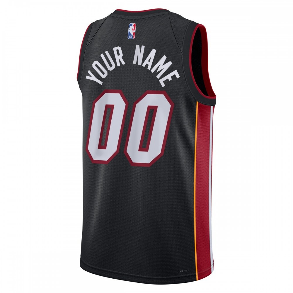 Miami Heat Unisex 2022/23 Swingman Custom Jersey Black - Icon Edition-Pro Kit Vault | Brand New 26/27 Sports Jerseys